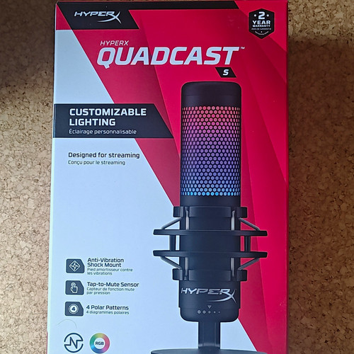 Hyperx quadcast usb - s, mikrofon