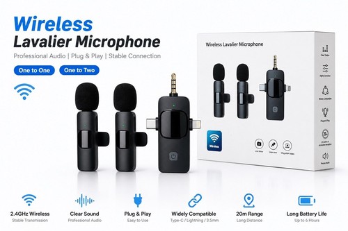 Wireless lavalier mikrofon - wireless,
